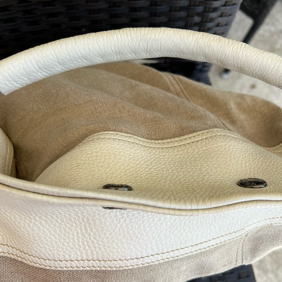 Canvas and Leather Prada Tote - Picture 9 of 9